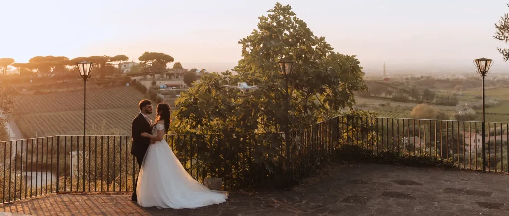 location matrimonio terrazza Roma vista panoramica