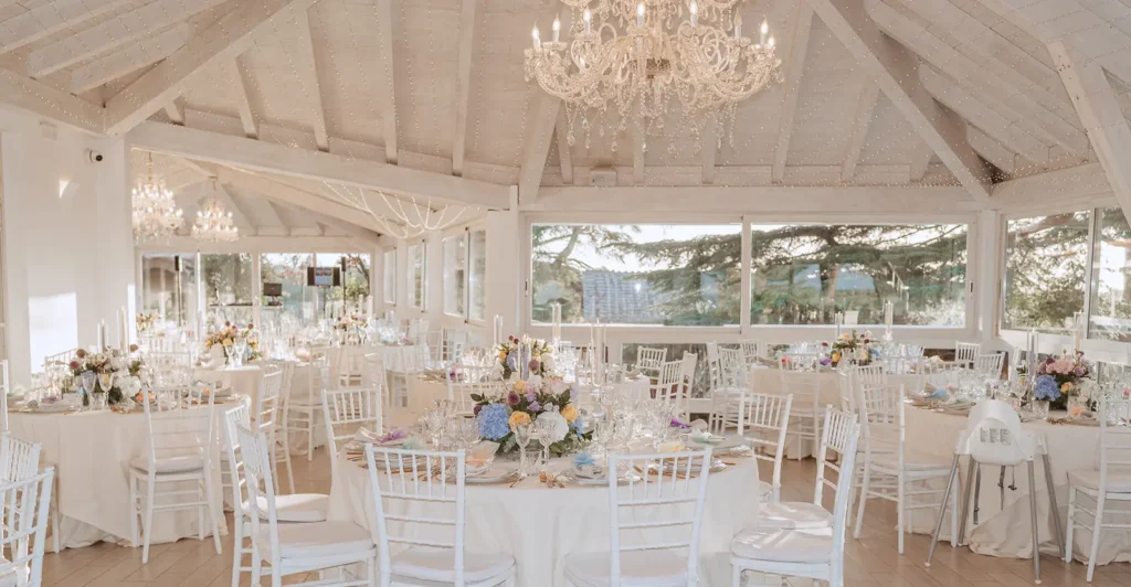 matrimonio luxury Roma villa elegante allestimento raffinato