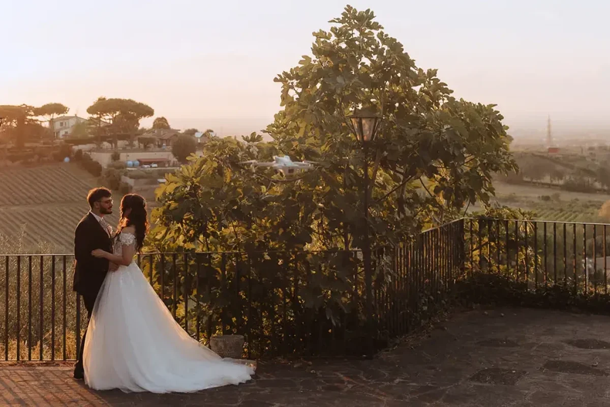 location matrimonio terrazza Roma vista panoramica