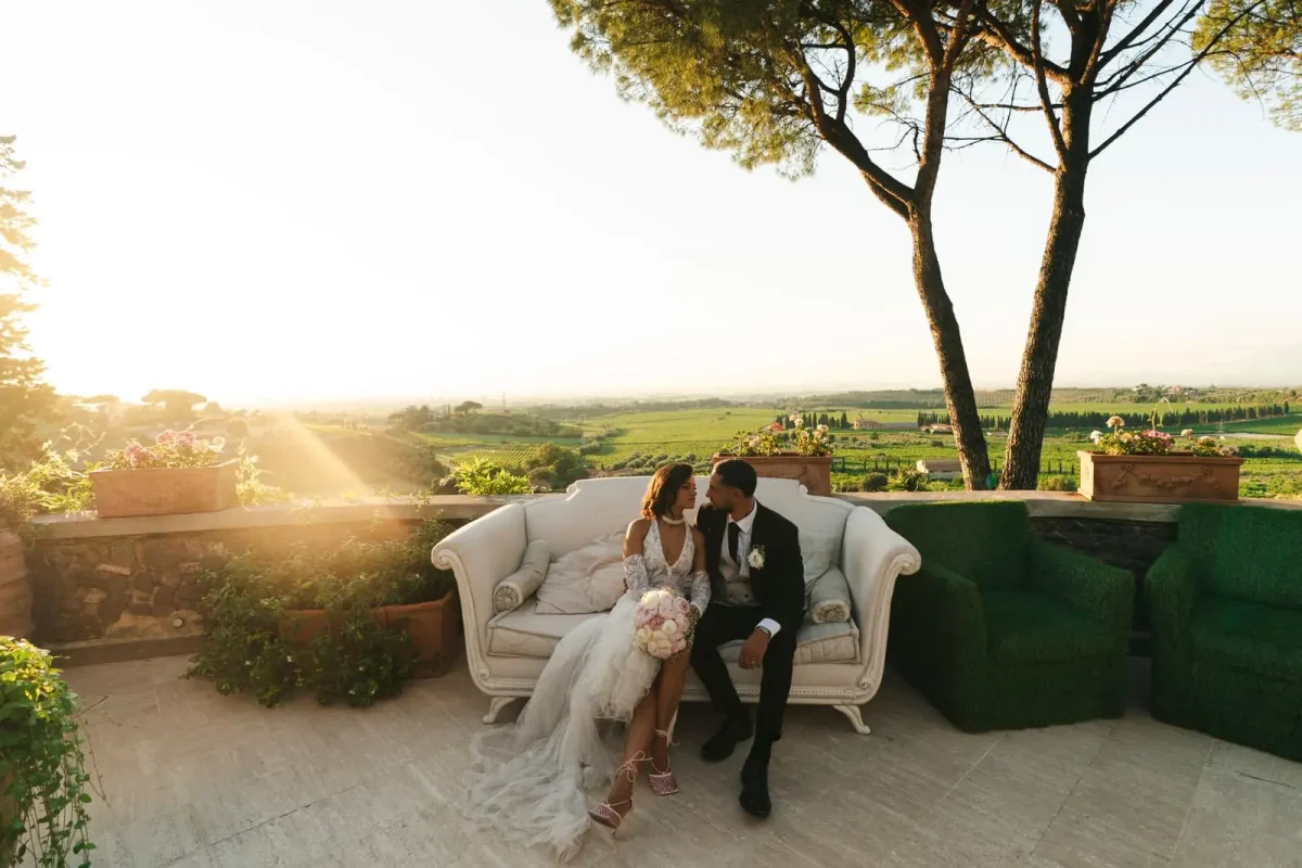 matrimonio panoramico Roma vista città